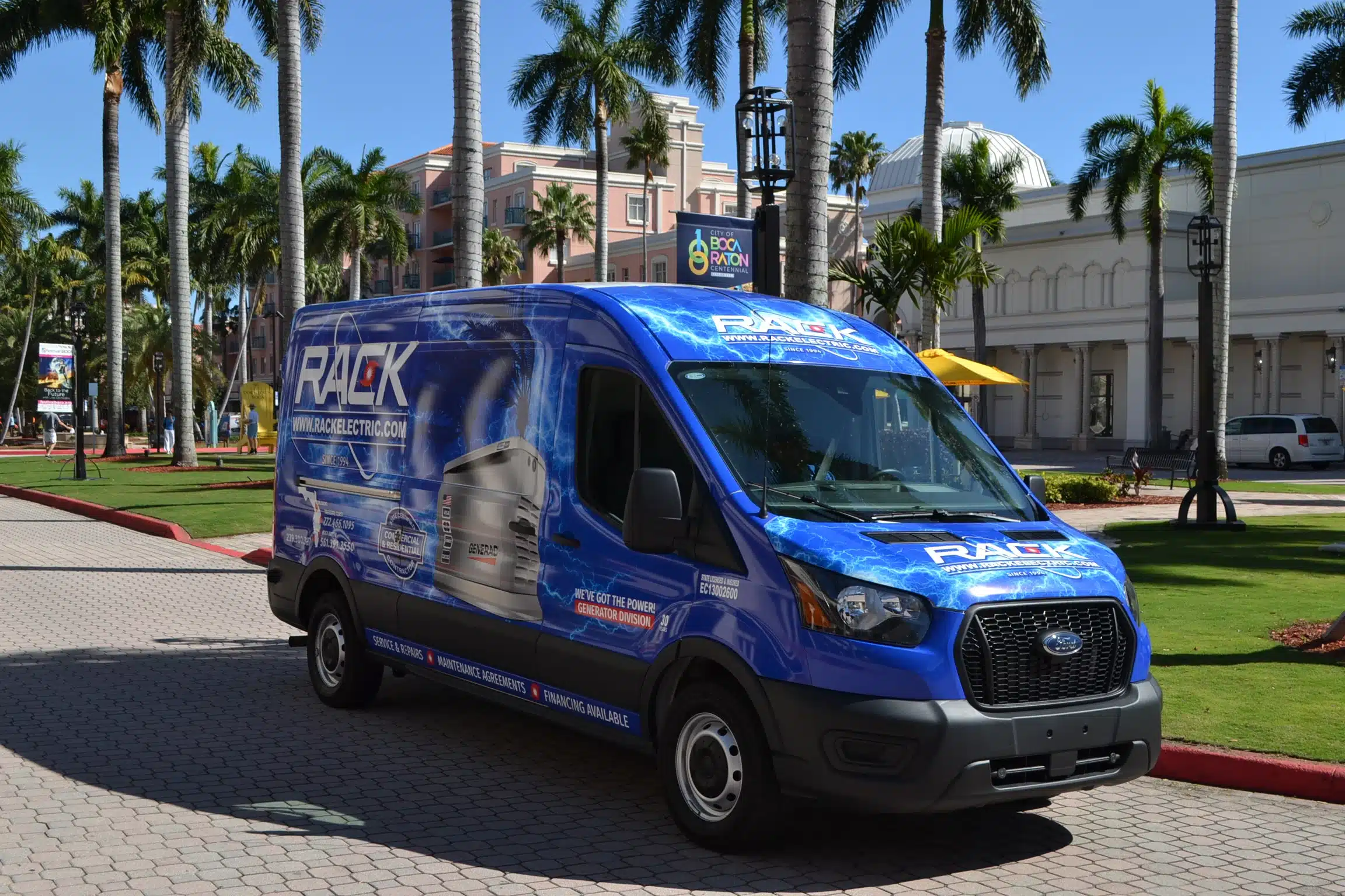Rack Electric truck